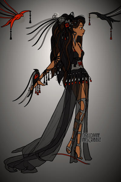 Zena ~ Red and Black version of @Waif's Artemis
