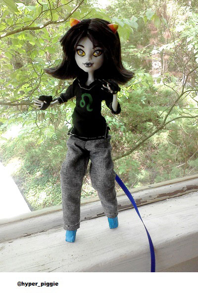 Nepeta Leijon ~ This was my first Monster High custom - 