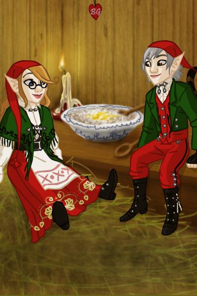 Nisse! ~ Me and my best friend as Nisse.
