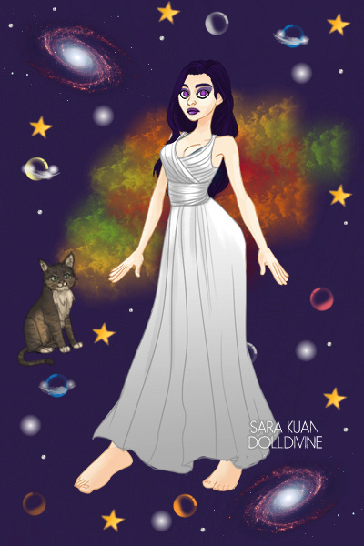 Random Spacegirl with Spacecat ~ What am I doing with my life omg #space