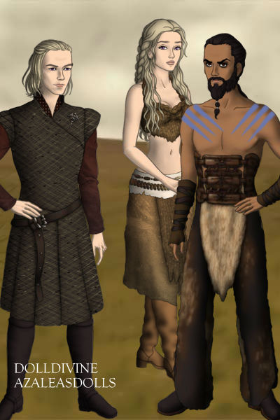 Viserys, Daenerys and Drogo ~ 