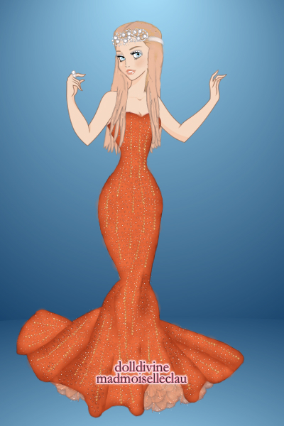 Starfish Inspired Dress ~ This is inspired by starfish, for nighti