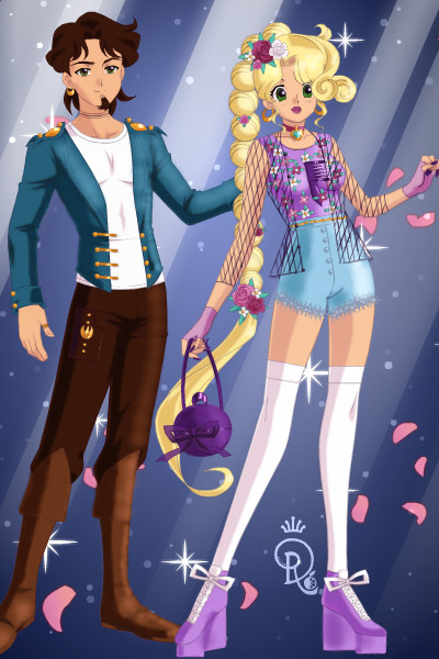 Flynn and Rapunzel by Lolitakitten ~ This picture is a gift from <a href=http