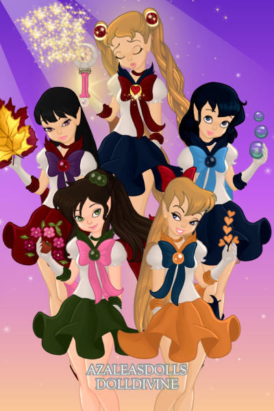 Sailor Scouts (In Pixie Maker) ~ 