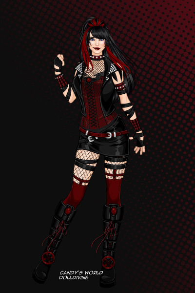 Punk Rock ~ Just a quick doll for Pigobest's contest
