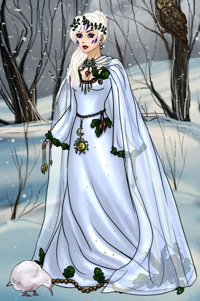Winter Queen of the Forest ~ #white #winter #snow #frost