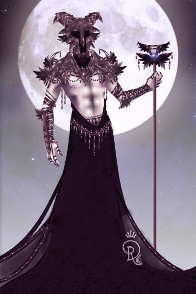 Deathasian Deities: Death God ~ The Death God, along with the Moon Godde