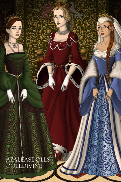 Her Royal Highness and Ladies in Waiting ~ 