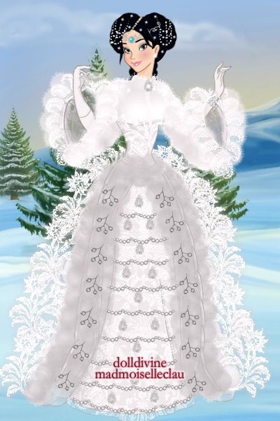 Lady In White ~ Wanted to give her some large sleeves :P