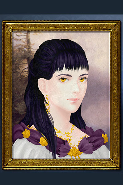 Family Portrait - Sanaki Kirsch Altina ~ The portrait of Empress Sanaki that hang