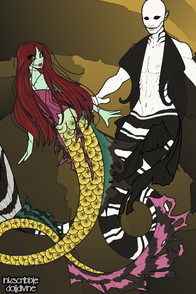 Nightmare Before Mermaid Christmas ~ Playing with merfolk and thought I could