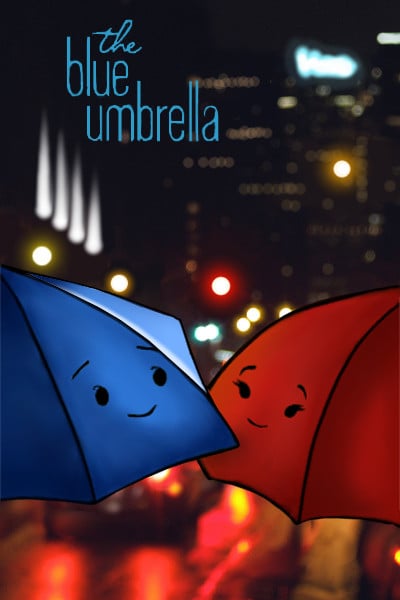 The Blue Umbrella (Disney-PIXAR) ~ Oh, how I adore this short. The music, t