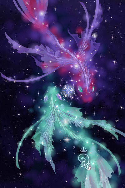 The Astral Poise... ~ Śānti and Ālōṛana (the blue/green 