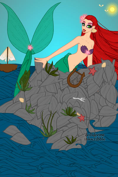 Ariel on the rock ~ 