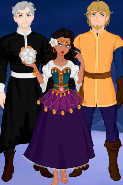 Esmeralda, Phoebus and Frollo ~ 