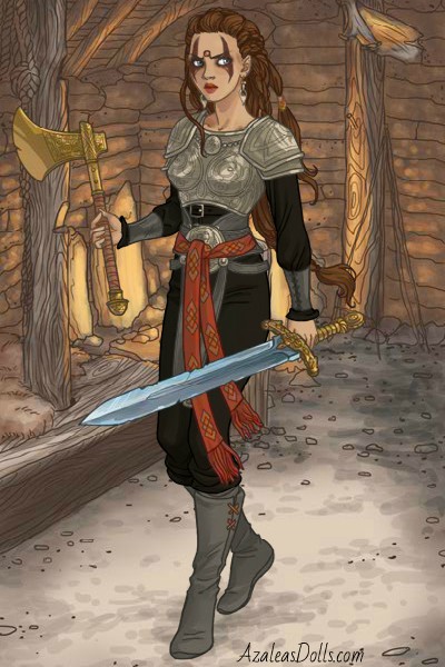 viking woman azaleas dolls