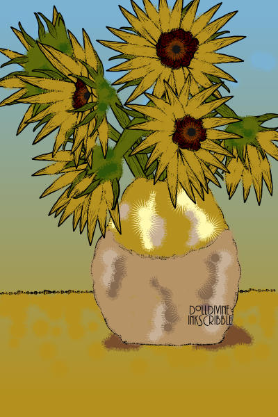 Van Gogh\'s Sunflowers ~ 