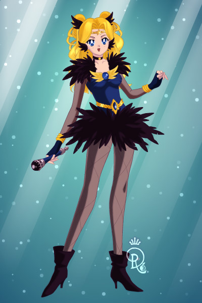 Sailor Black Canary ~ Part of a series of Sailor Scout/Superhe