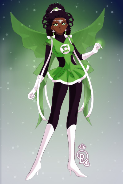 Sailor Green Lantern 2.0 ~ Part of a series of Sailor Scout/Superhe