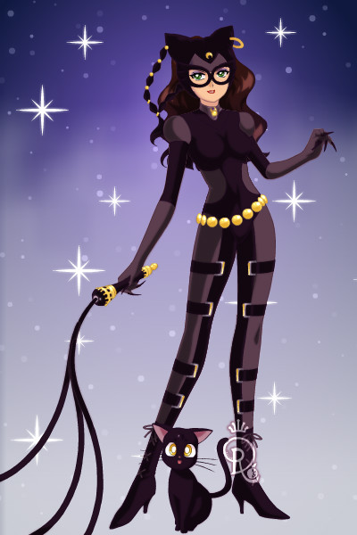 Sailor Catwoman ~ Part of a series of Sailor Scout/Superhe