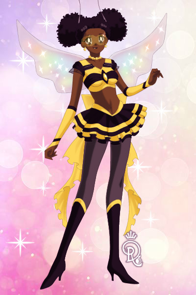 Sailor Bumblebee ~ Part of a series of Sailor Scout/Superhe