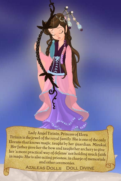 Lady Angel Tirinin, Princess of Elora ~ 