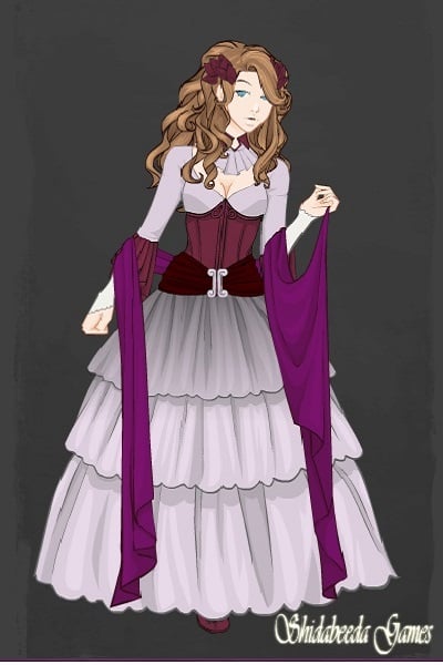 Riselyn in her Party Frock ~ A fancy dress for a bit of randomness wi