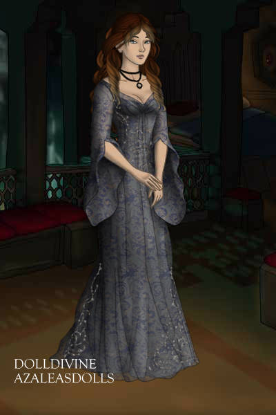 Dress design 4 - Nightgown (complete wit ~ Ris' hair is super curly, but I imagine 