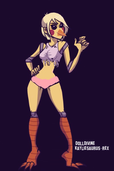 Dark Toy Chica ~ Hope you like it ^^