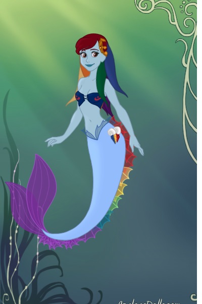 Mermaid Rainbow Dash ~ Hope you like her ^-^