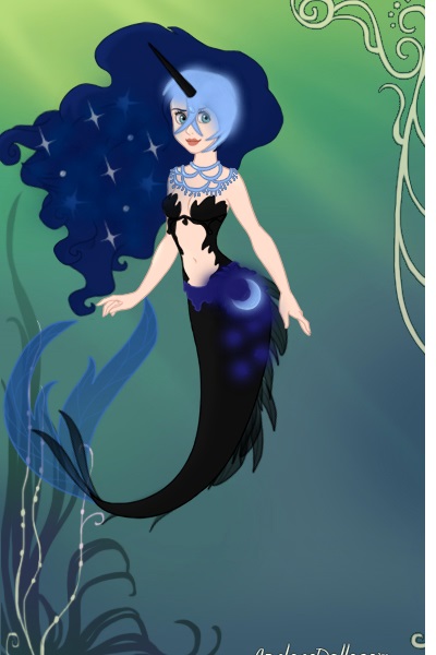 Mermaid Nightmare Moon ~ Hope you like her ^-^