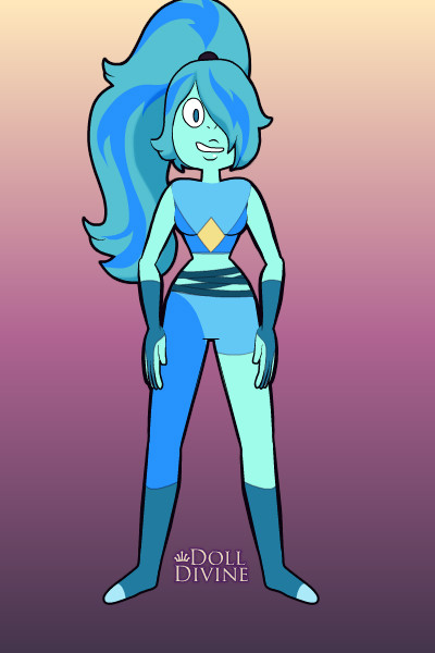 Aquamarine V2 ~ I know she is the same but her gem color