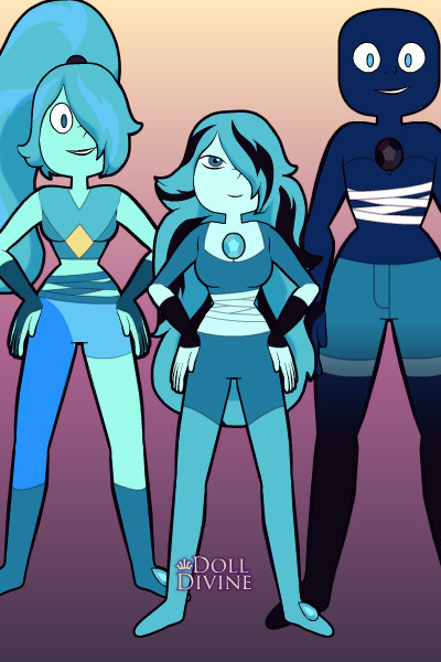 Fusion (Aquamarine x Blue Onyx) ~ SO I changed there back story...(Didn't 