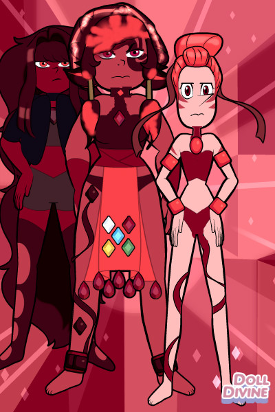 Red Diamond, Coral Pearl, and Red Zircon ~ they're literally the pillar men but wit