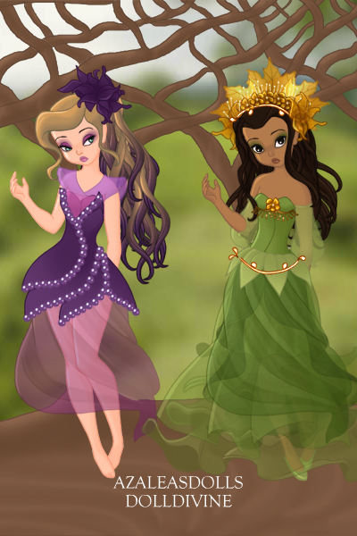 Elvish and Human Dance Costumes ~ Elvish dance is centered around a theme,