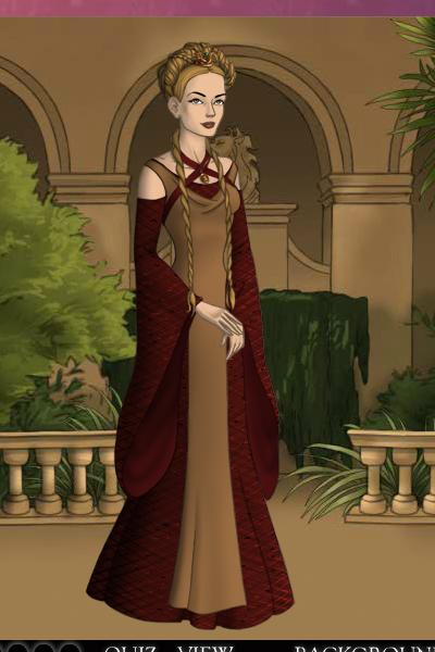 Cersei ~ My attempt to recreate Cersei's gown fro