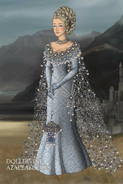 Lace cape ~ No, she's not Cinderella. But is is an a