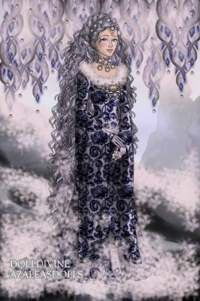 Frost Queen ~ Fell in love with the blue on white patt