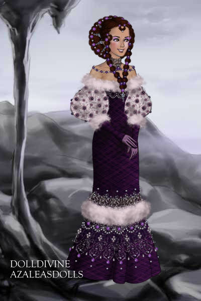Purple princess for Themanchild ~ Instead of blue I chose purple which I t