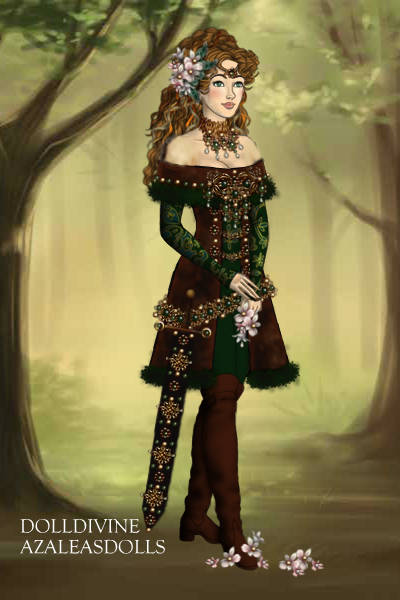 Forest maiden for Ellabella ~ You requested something in green and bro