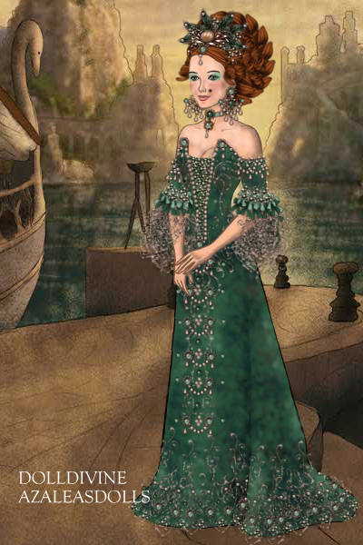 Ocean whispers for EvenstarForever ~ A delicate Rococo-inspired gown for Even