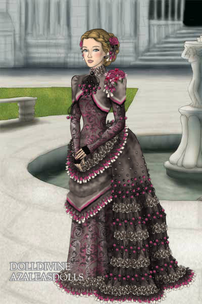 Grey and pink dress ~ Back to my roots: the late 1800s dresses