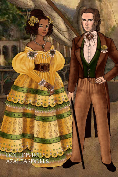 Mr and Mrs Neal for Kytheira ~ I couldn't get his 1830/1840s hair into 