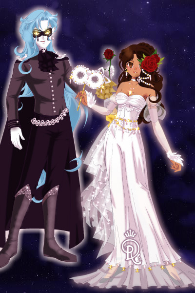 A Ghostly Masquerade ~ Here I am with Nathaniel attending @melo