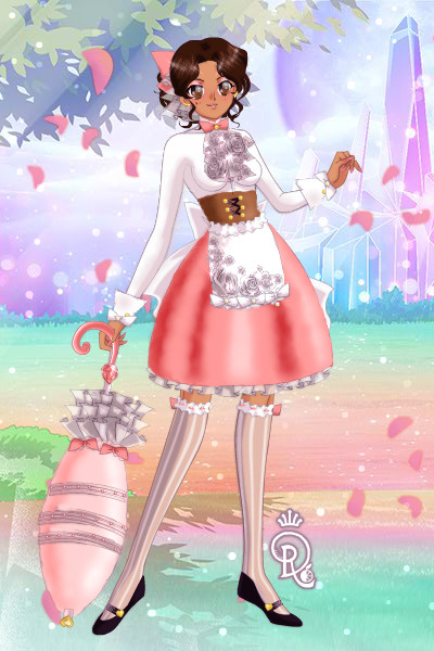 Happy Brithday Pink! ~ Im wearing a lolita inspired outfit. Hop