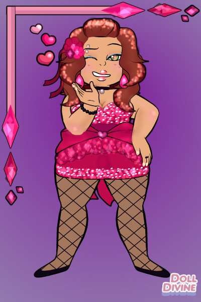 Party Girl! ~ #lovechubbygirls #pink #border #LotsOfDn
