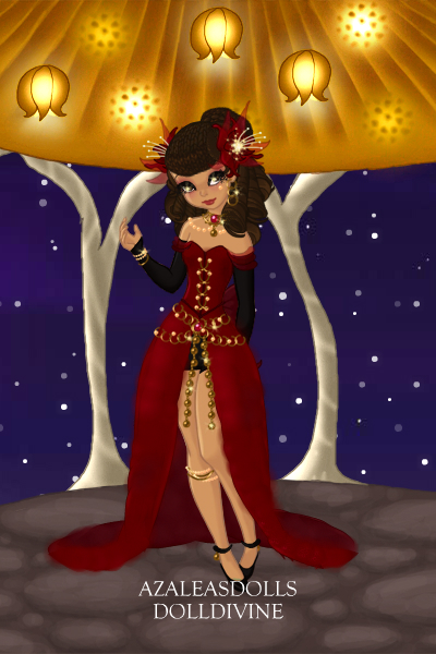 Gryffindor Ball Gown ~ When I saw the theme red I had to do a g