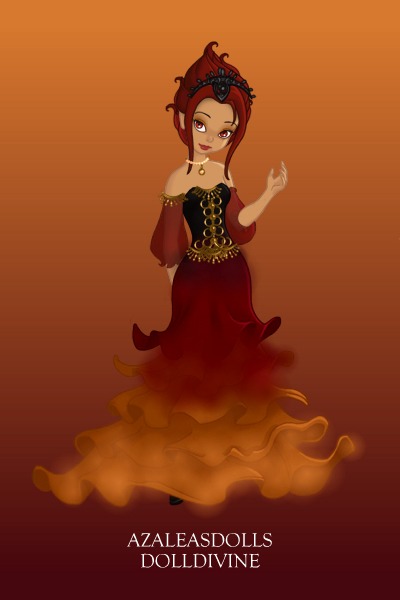 The four elements: Fire ~ Designed by Pip. Made by Ginge