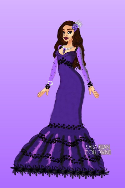Remake of Pigobest\'s Amethyst Gown ~ ehhhhh I didn't do it justice. for Teamt