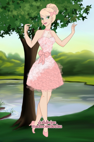 Cherry Blossom Bridesmaid Dress ~ for Pigobest's contest, by Pipsqueak. I 